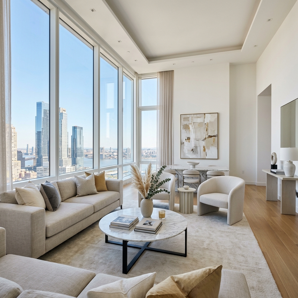 Merkez'de Deniz Manzaralı Penthouse